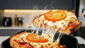 Pizza de Pan de Molde en la Airfryer